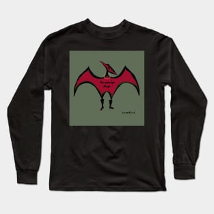 Pterodactyls Reign in Cherry Long Sleeve T-Shirt